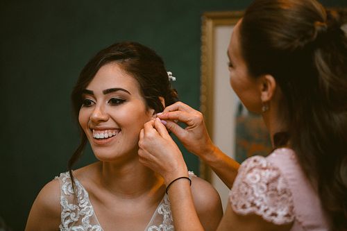 Bride Getting Ready