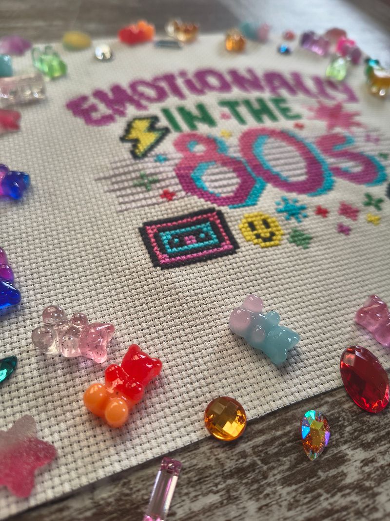 Emotionally in the 80s Cross Stitch Pattern