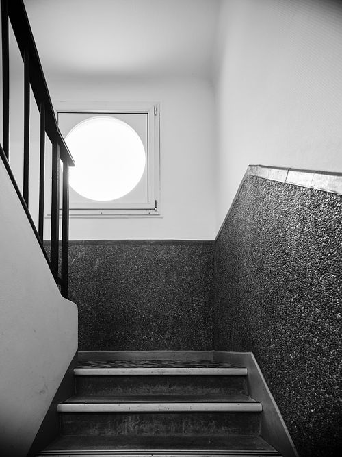 Détail cage d'escalier intérieure