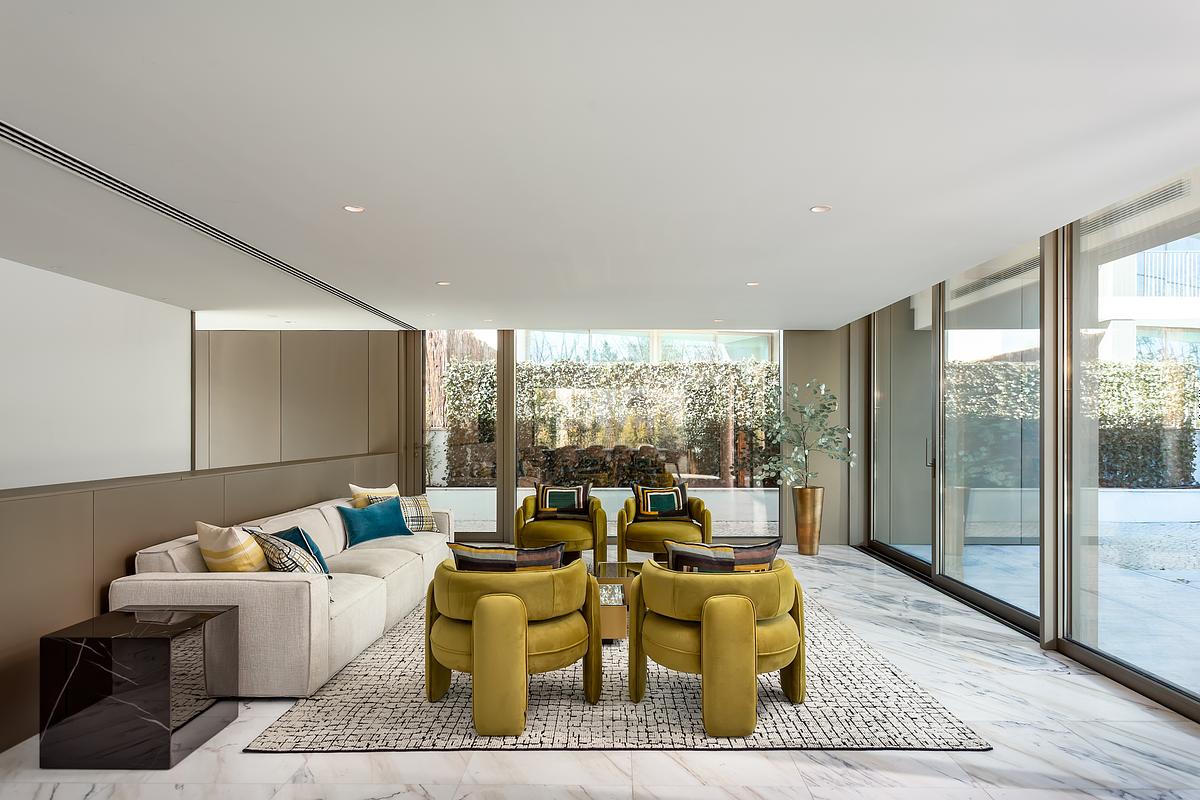 Sala de Convivio do condom&iacute;nio Legacy Residences Cascais