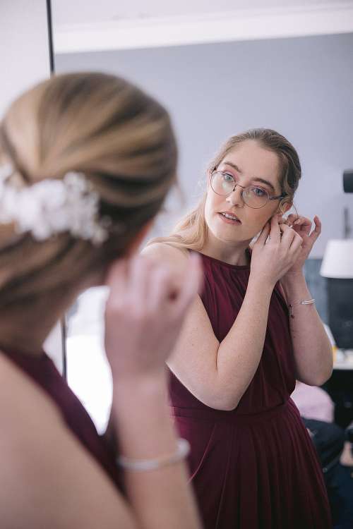 Bride Getting Ready