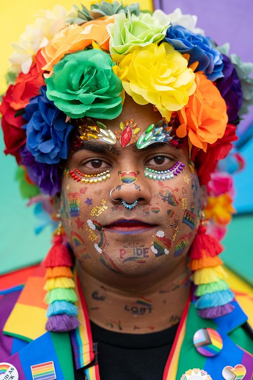 Pride in London parade, London, UK