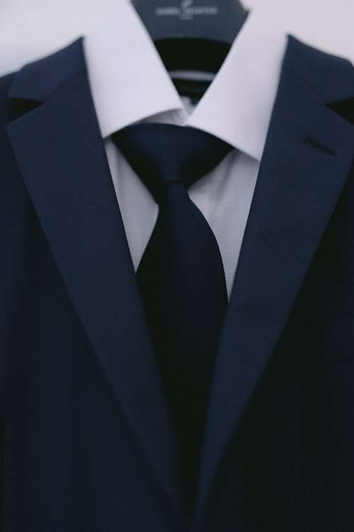 Groom Getting Ready