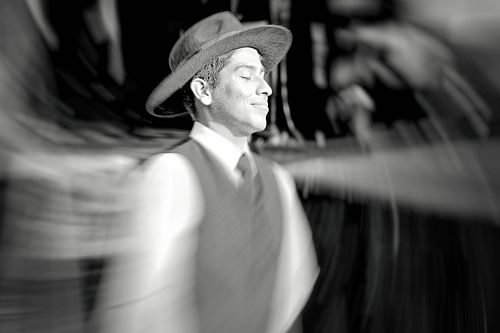 Portrait d'un danseur folklorique de Bolivie