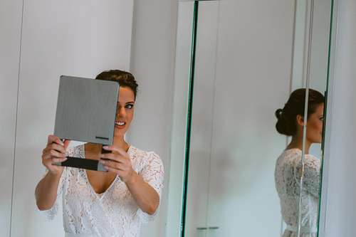 Bride Getting Ready
