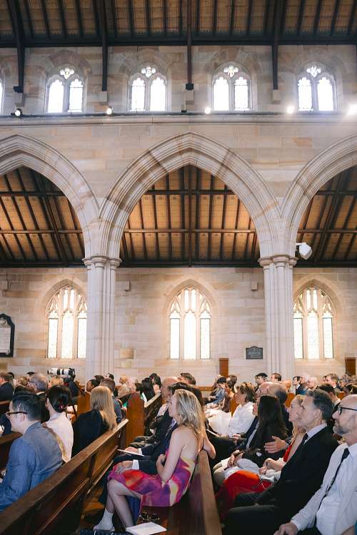 Church Wedding Ceremony at St Philip's Anglican Church