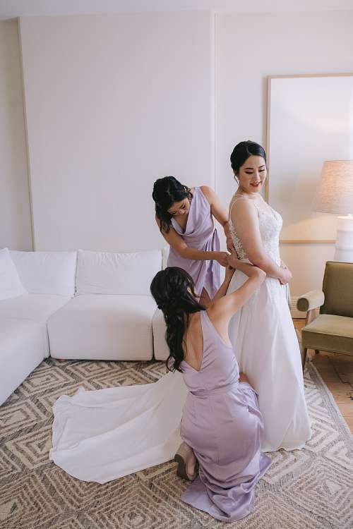 Bride Getting Ready
