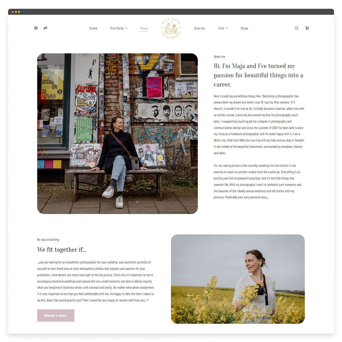 Fotografieportfolio van Maja Koos