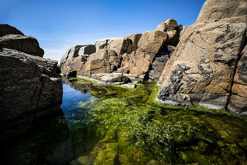Rocky coast in Verdens Ende