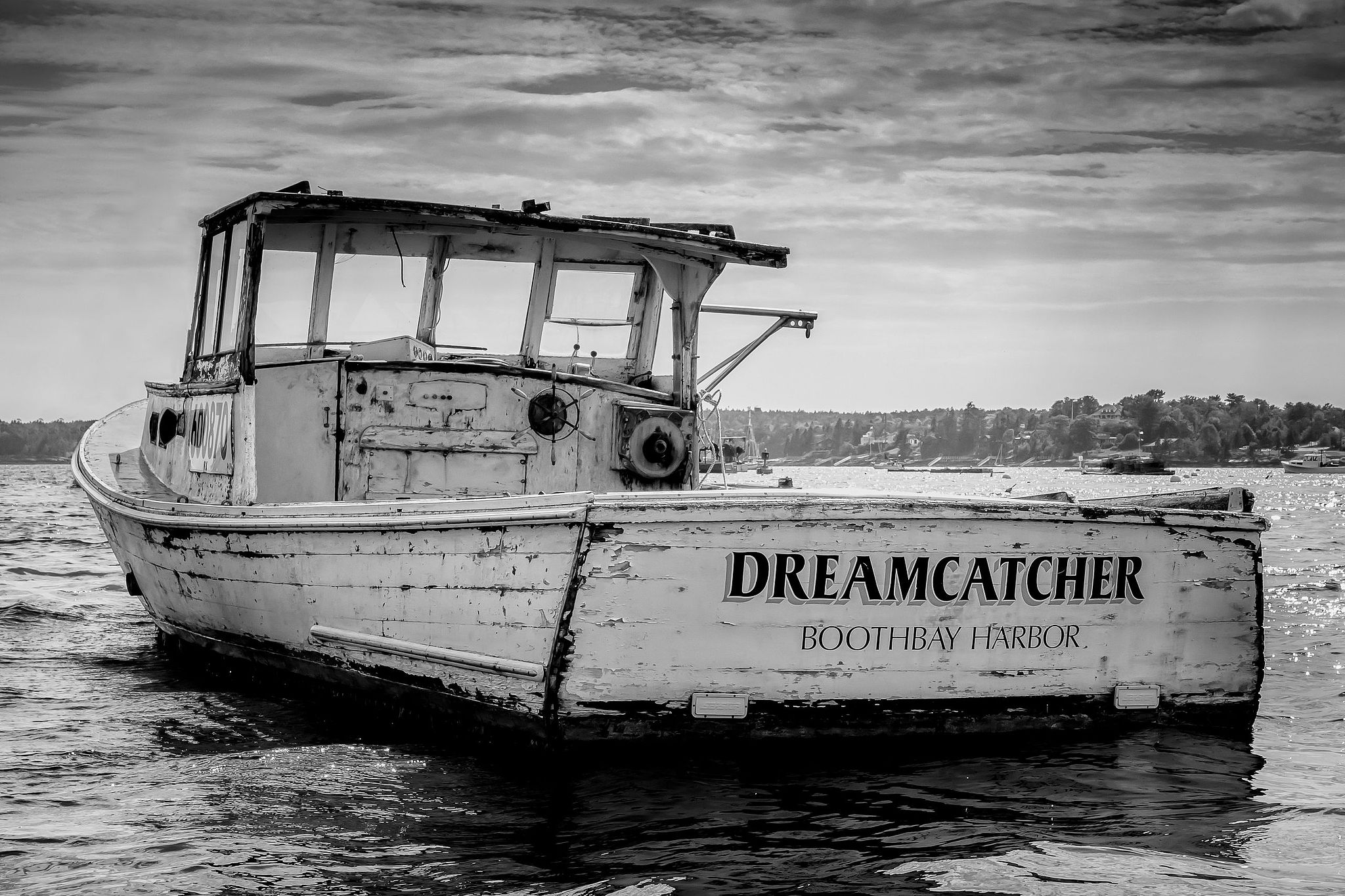 Lobster Boat in Boothbay Harbor - Maine