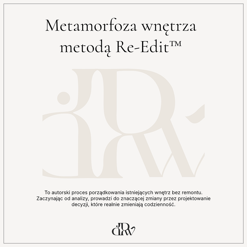 Metamorfoza wnętrza metodą Re-Edit™