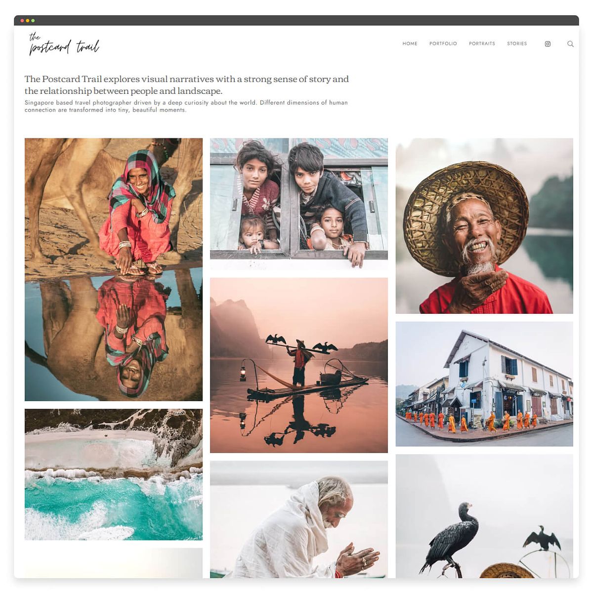 Het ansichtkaartenparcours - Portfolio voor reisfotografie