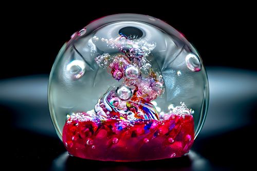 Focus Stack of Glass Ball