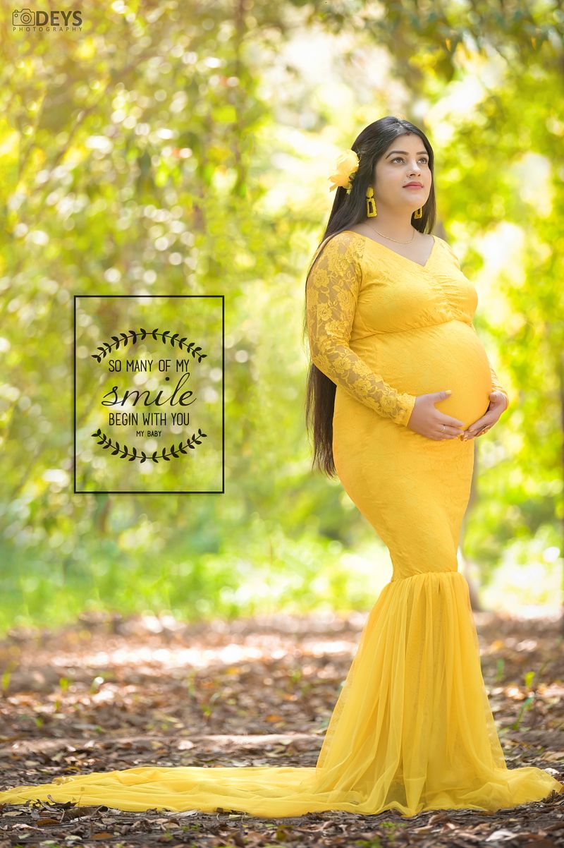 DP012 - Yellow Net Gown