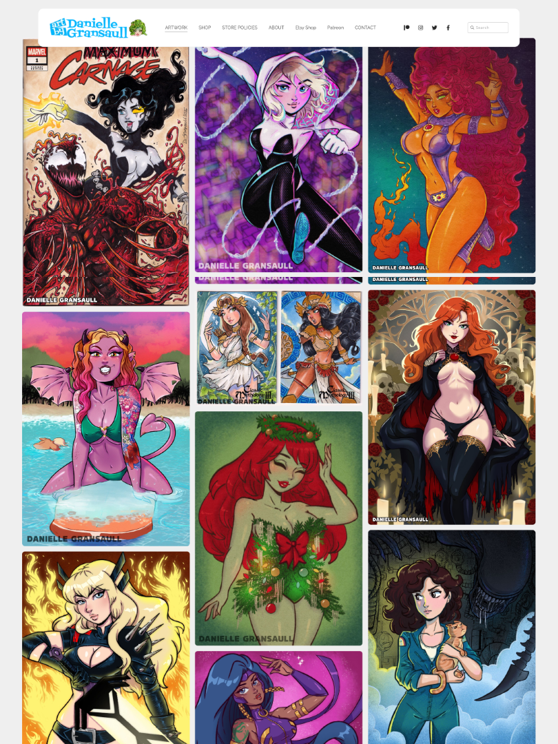 Portfólio de Arte Digital de Danielle Gransaull