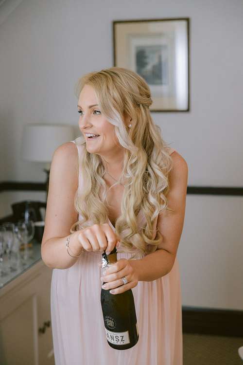 Bride Getting Ready