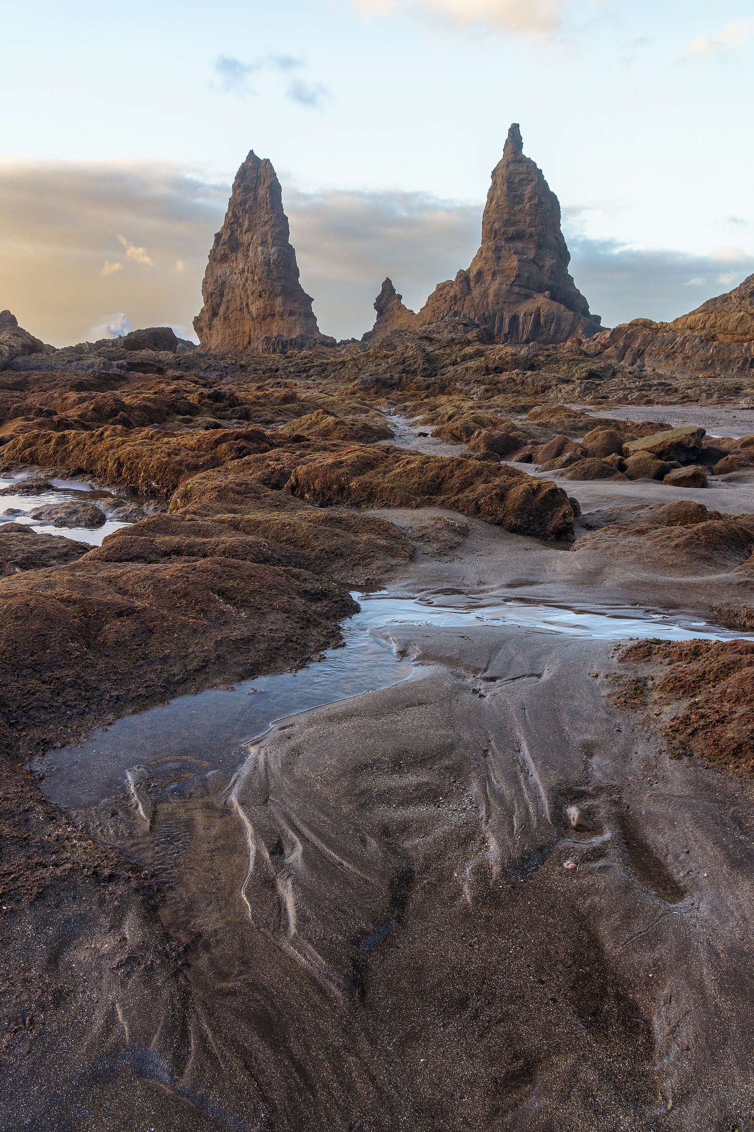Coastal rock formation