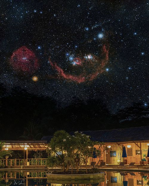Barnard's Loop Rising over Siladen Pool