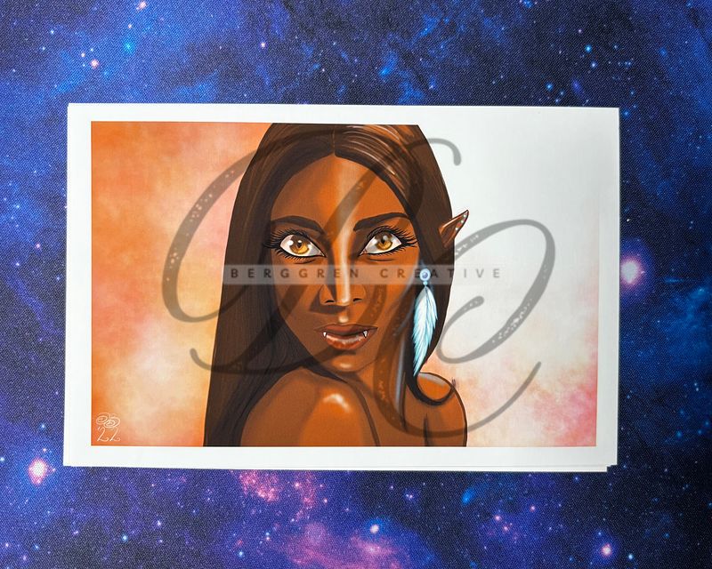 Troy from The Five Realms 4x6" Giclee art print - signed!