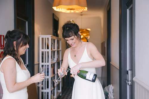 Bride Getting Ready