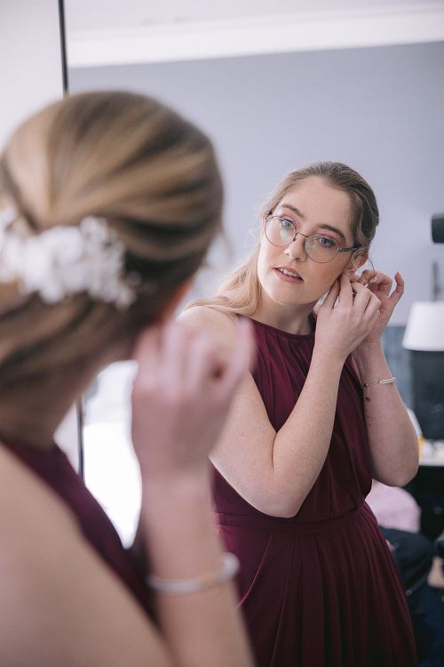 Bride Getting Ready
