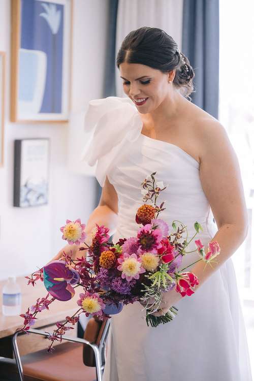 Bride Getting Ready