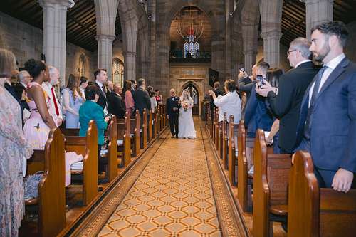 Church Wedding Ceremony at St Philip's Anglican Church