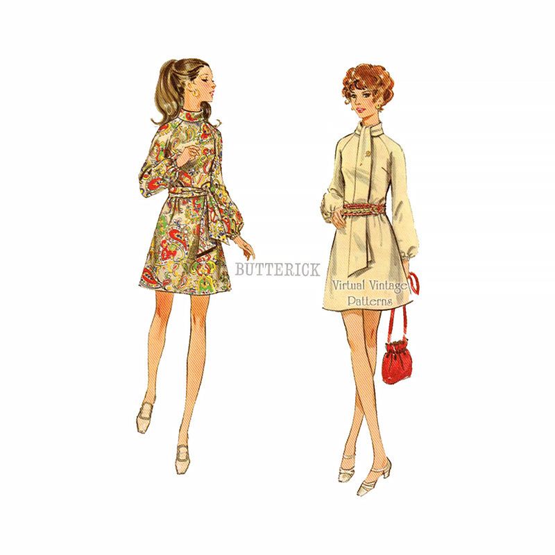 chinese dress ladies Genuine vintage 60s 70s mod neon argyle print mini dress main image 0