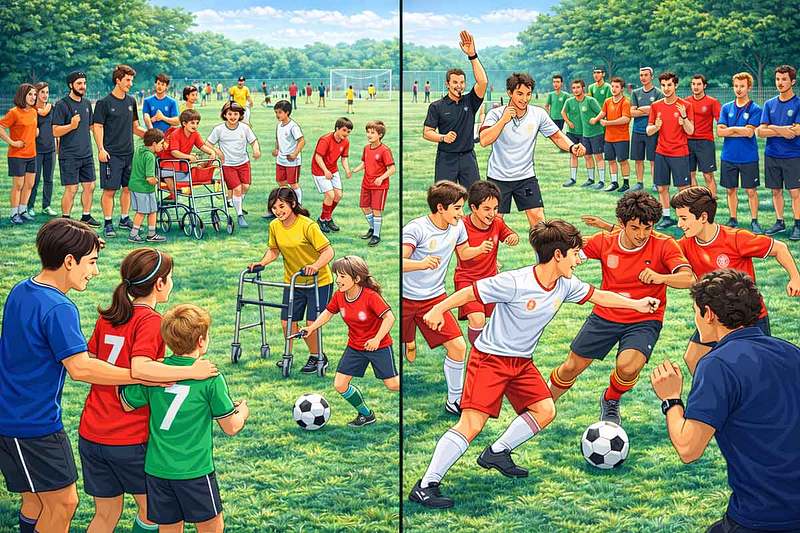 Sportliche Turnierformate im inklusiven Fußball