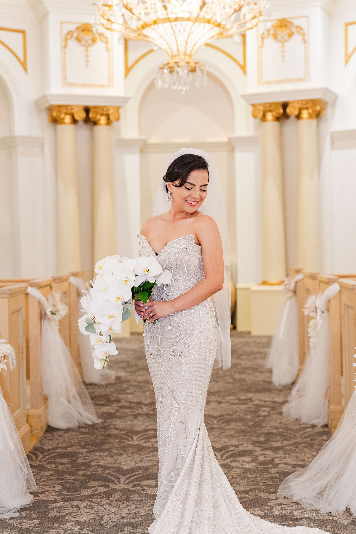 Wedding/Elopement at La Chapelle Royale at Paris Hotel, Las Vegas Nevada