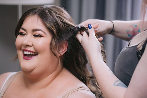 Bride Getting Ready
