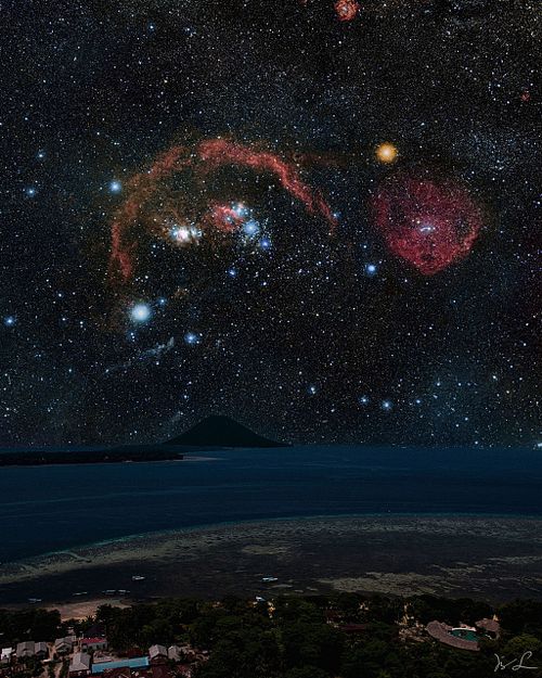 Setting of Barnard's Loop and the 