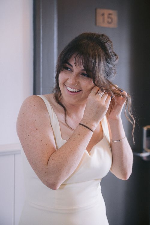 Bride Getting Ready