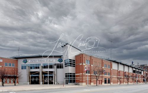 An image of Fifth Third Field, a baseball stadium in Toledo, Ohio