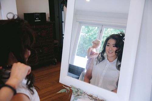 Bride Getting Ready