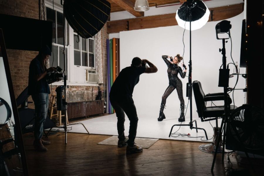 Un'installazione di Studio fotografico