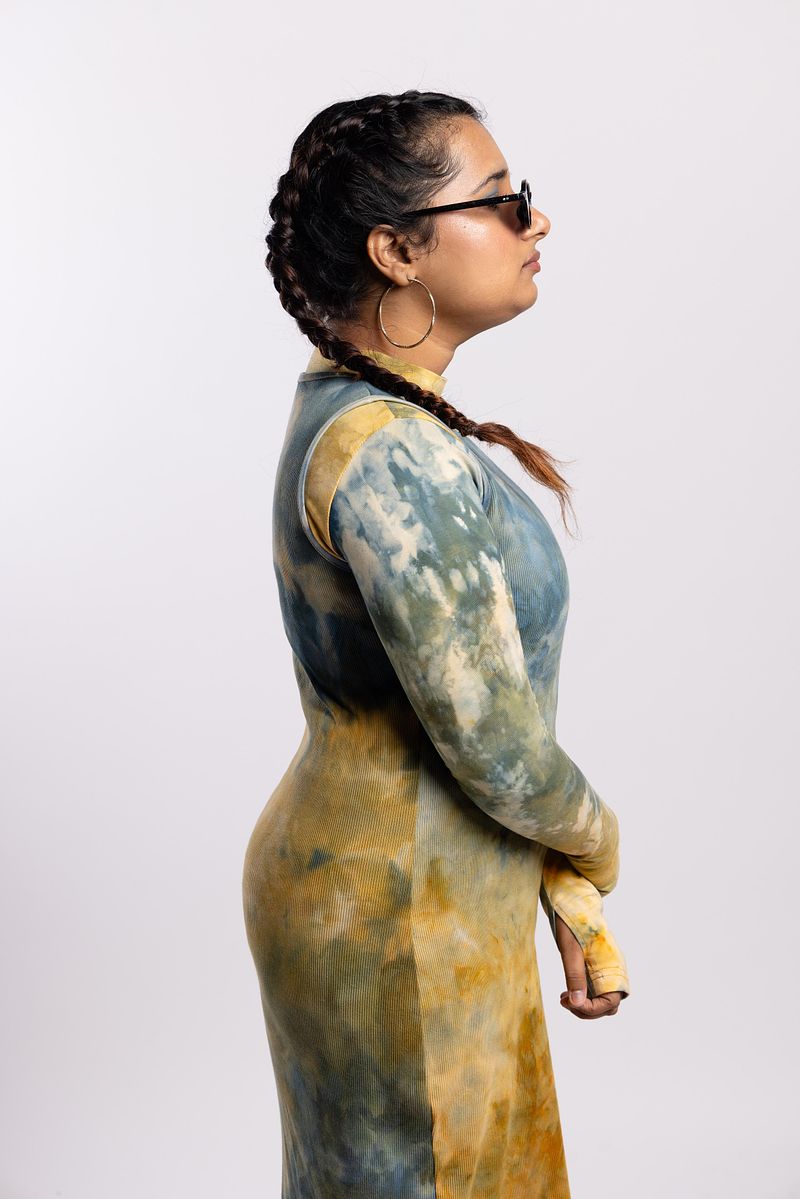 Ribbed Dress - Golden Hour