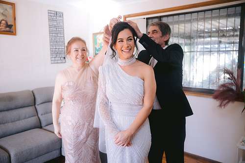 Bride Getting Ready