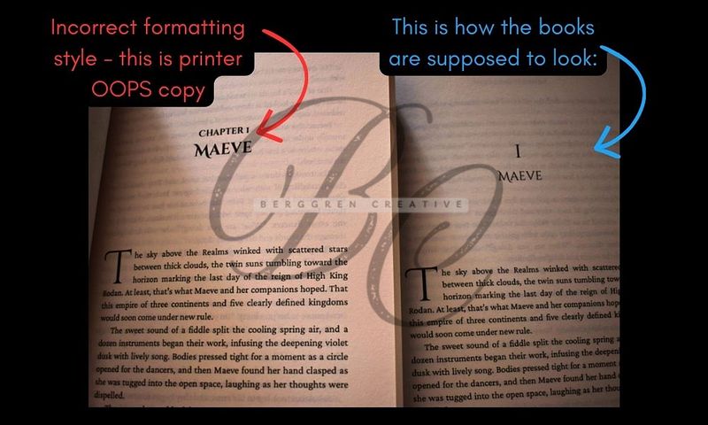 REDUCED price!! PRINTING OOPS!! SIGNED! Catching Embers, The Five Realms, Book Two paperback