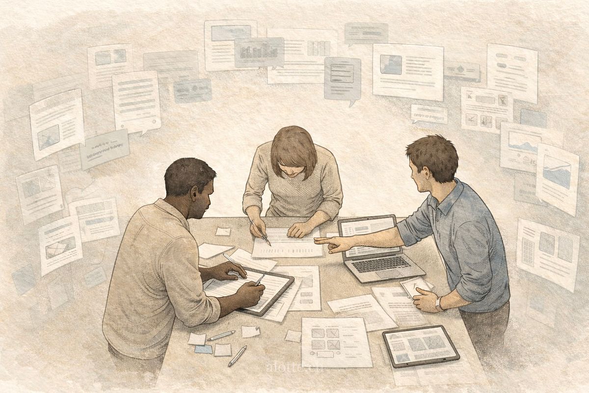 Illustration of a GenAI augmented creative team prompt design | Martin Lincoln Potter