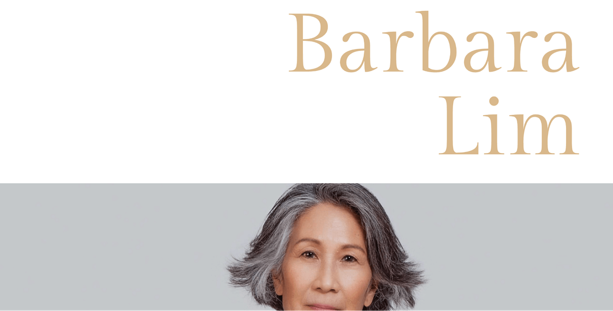 Website met modellenportfolio's van Barbara Lim