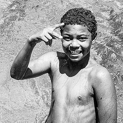 Portrait d'un jeune homme du Nil en Egypte