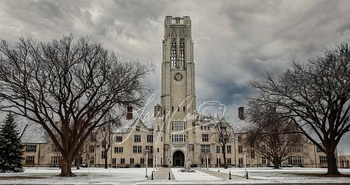 An image of University Hall located at the University of Toledo
