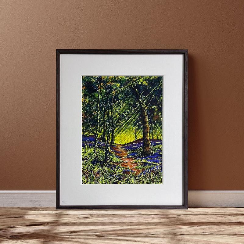 Whispers of a Bluebell Woodland