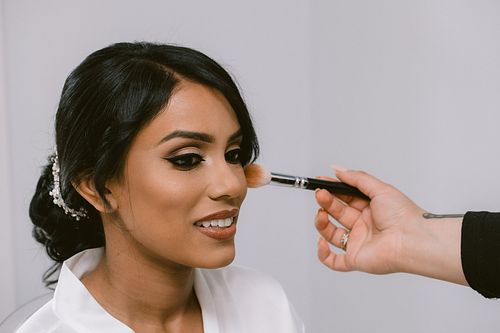 Bride Getting Ready