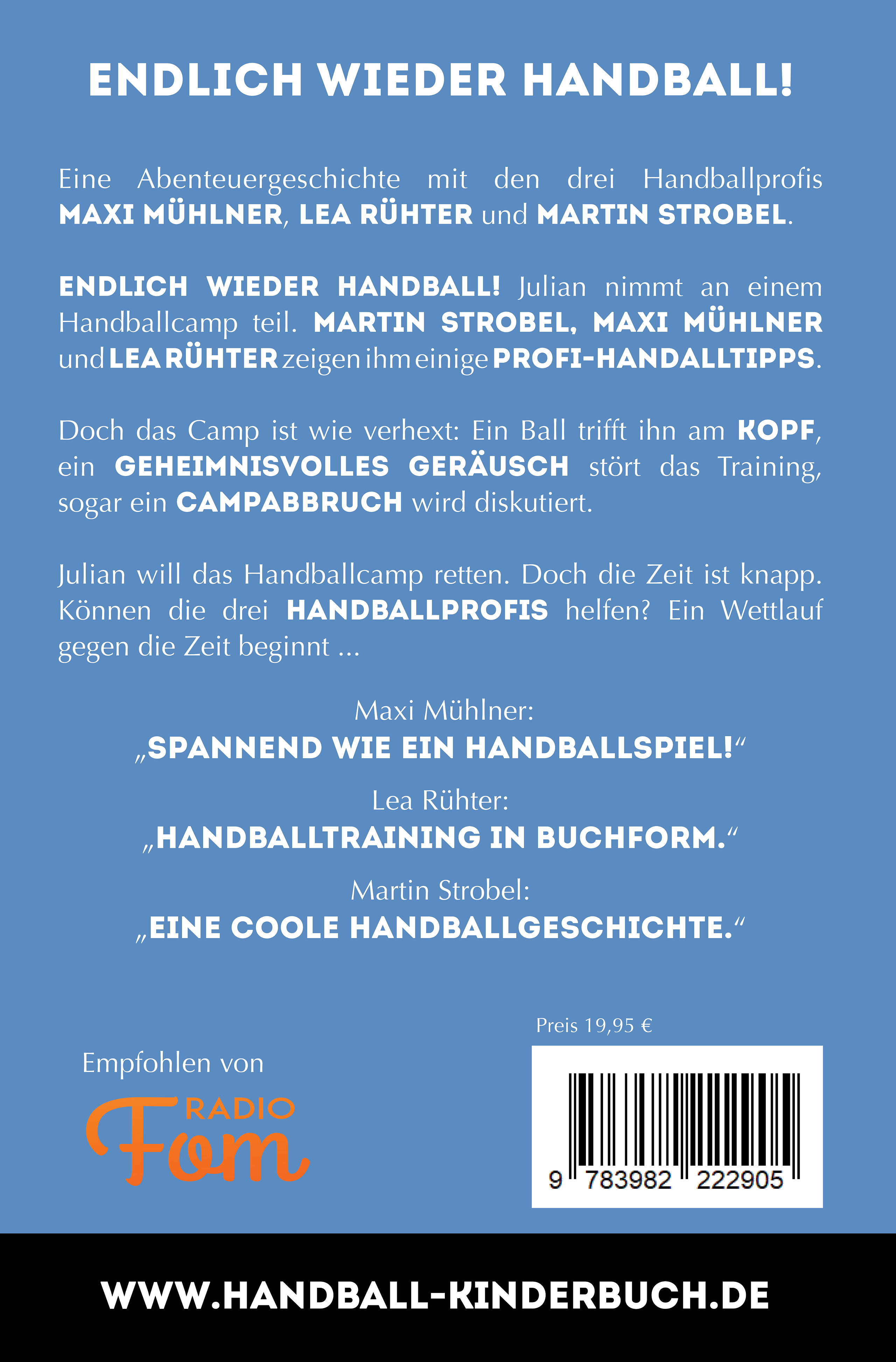 Band 2: ENDLICH WIEDER HANDBALL! - Mit Maxi M&uuml;hlner, Lea R&uuml;hter und Martin Strobel