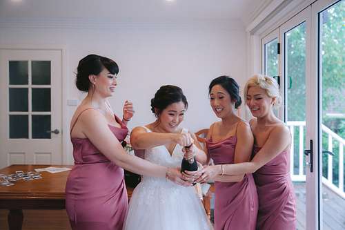 Bride Getting Ready