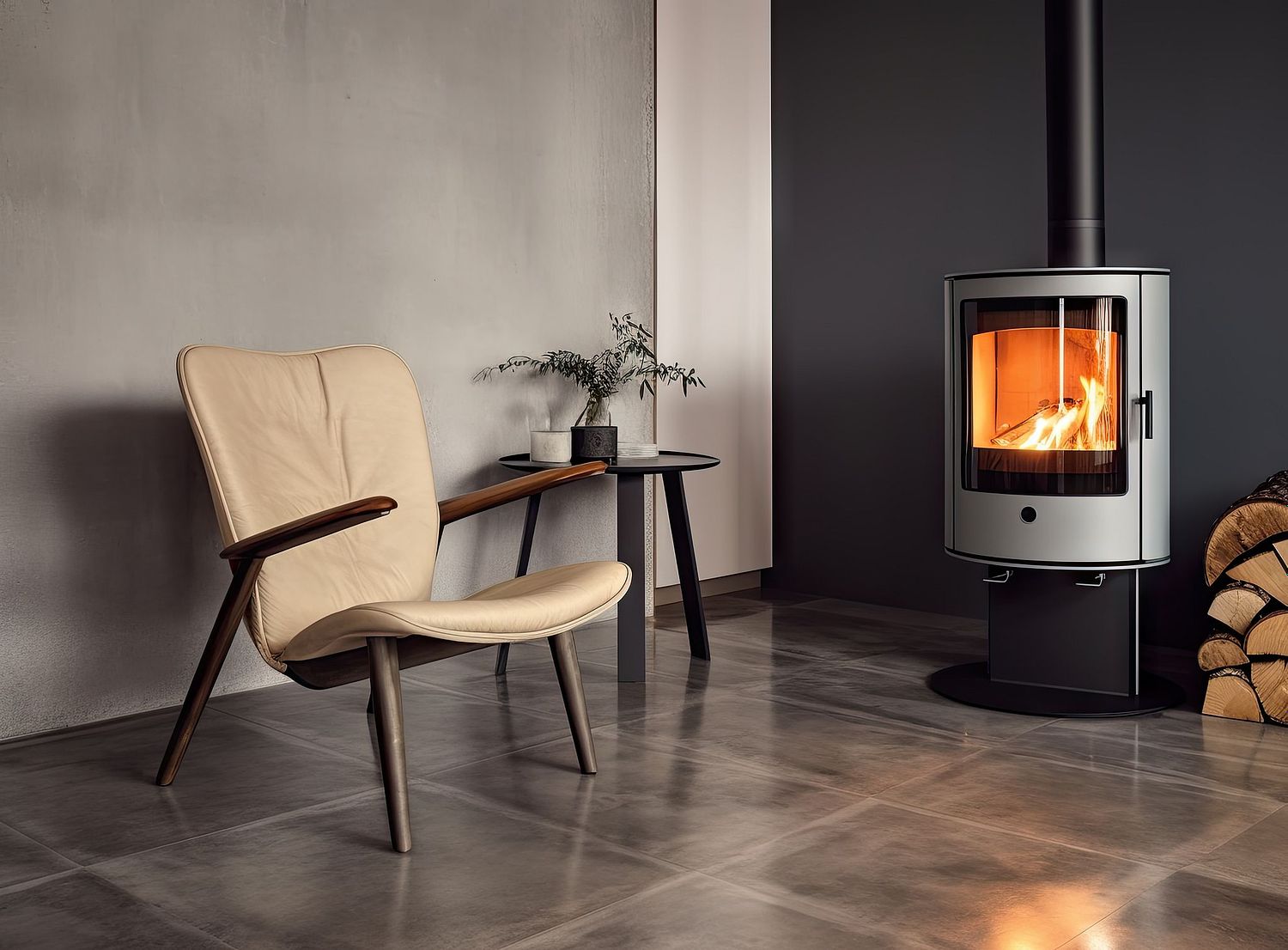 sfeerfoto kachel haard