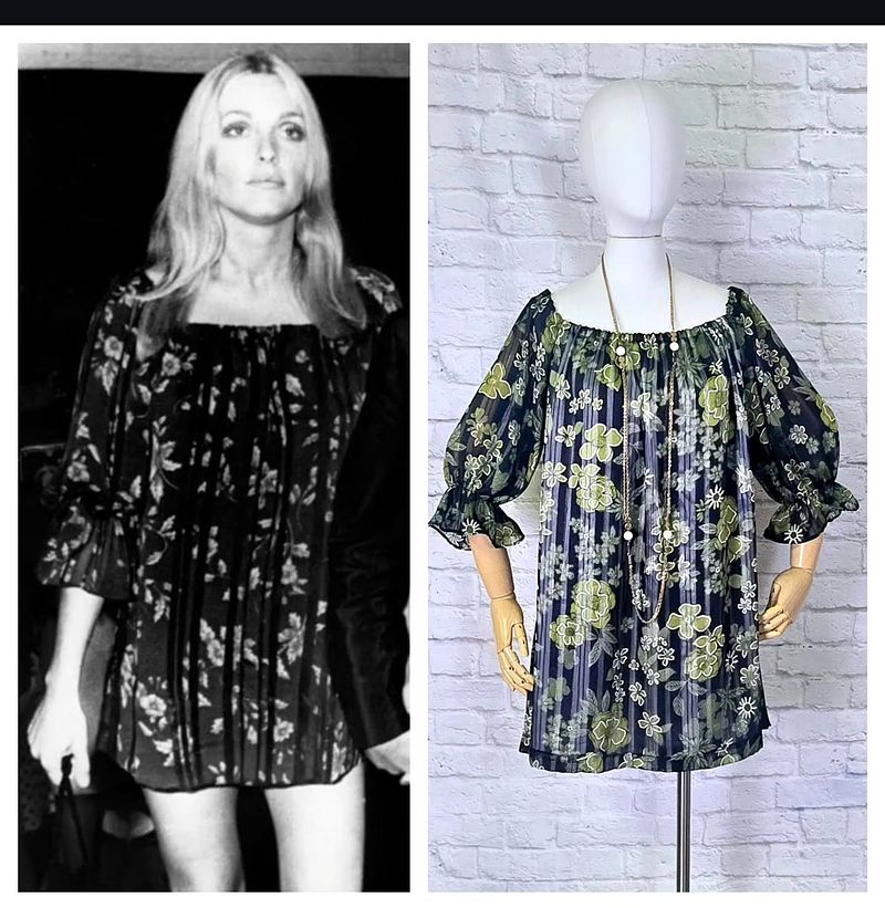 Sharon's Floral Stripe Tent Dress