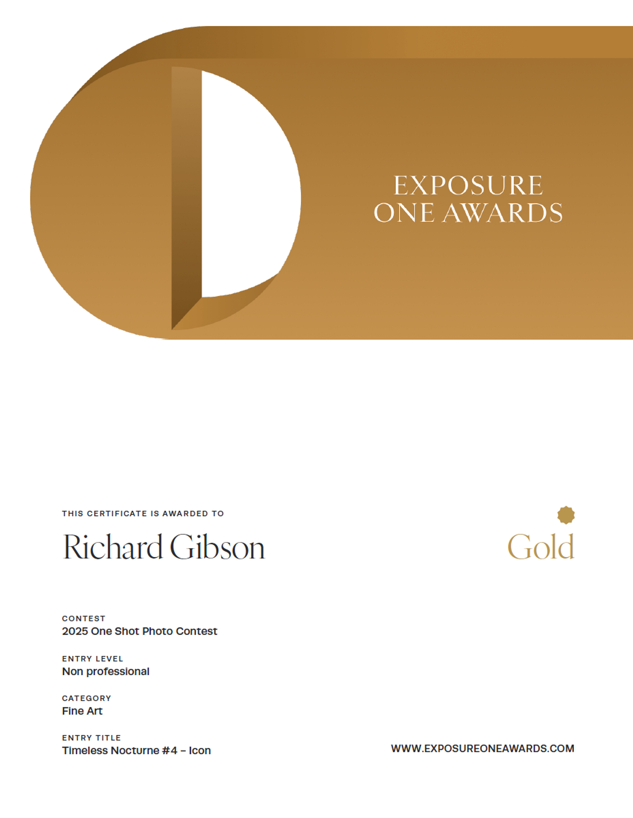 Exposure One Awards